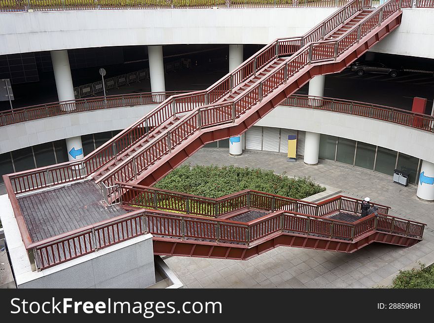 Wooden stair