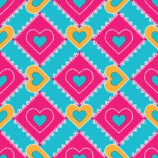 Patchwork Seamless Pattern Royalty Free Stock Photos