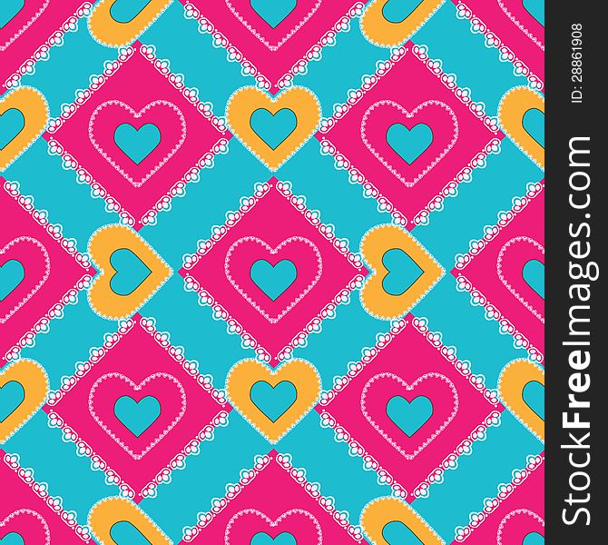 Patchwork seamless pattern