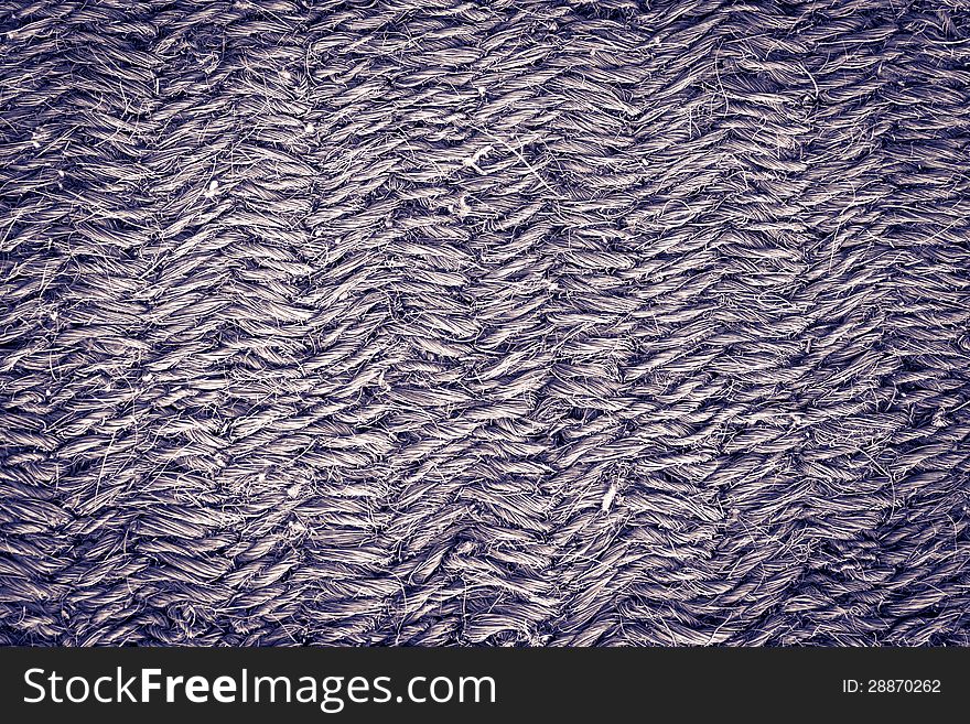 Texture of mat.