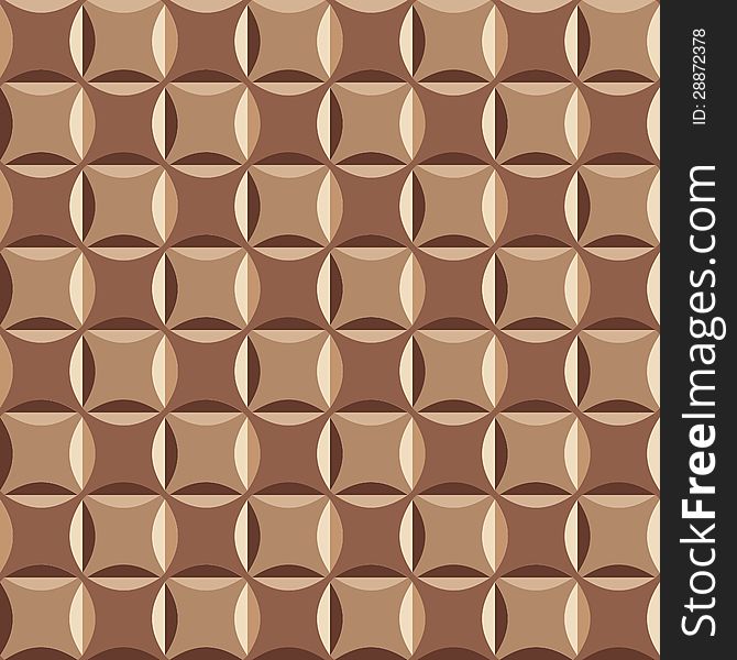 Seamless Pattern In Brown Colors