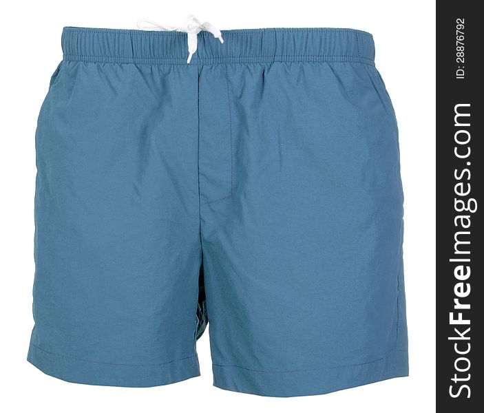 Blue Shorts Isolated