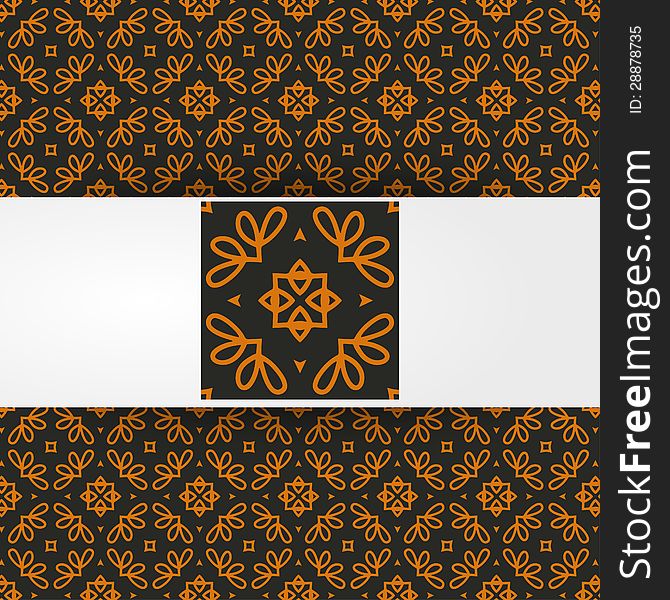 Vector geometric seamless pattern, stylish geometric background