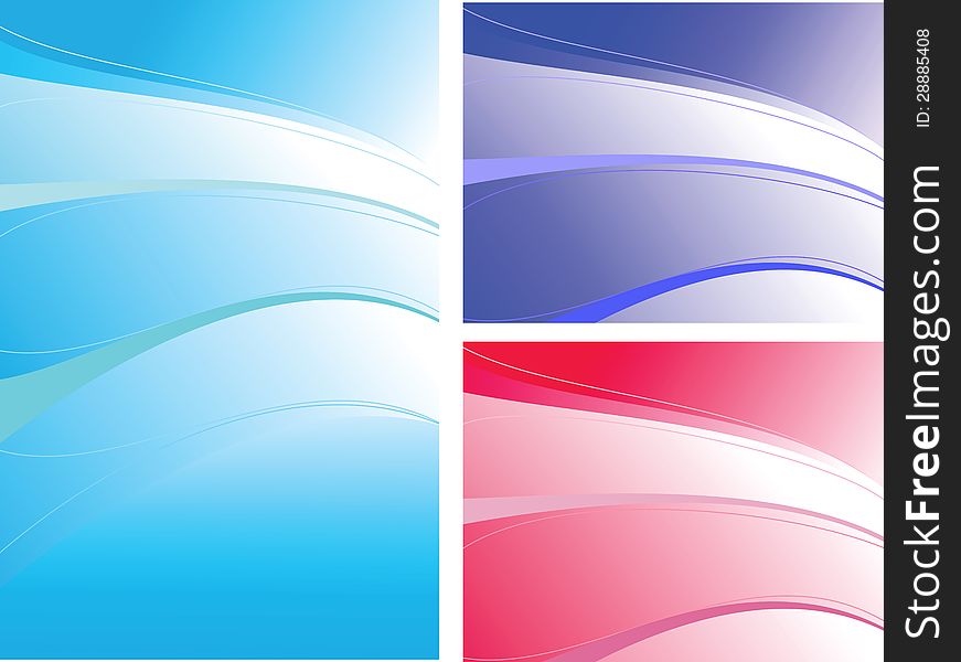 Abstract background with different color options