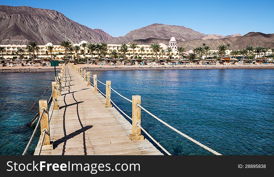 Hotel near the red sea. Hotel near the red sea