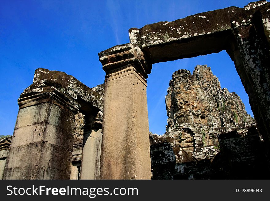 Bayon Face, Angkor Wat, Combodia