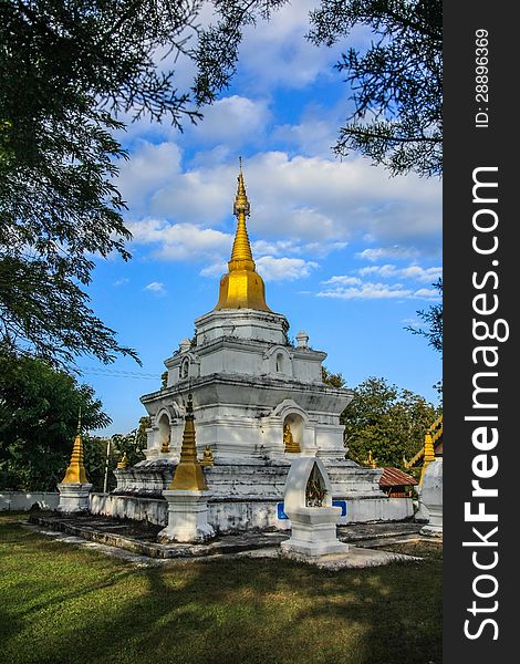 Old pagoda of Buddhism in North of Thailand. Old pagoda of Buddhism in North of Thailand.