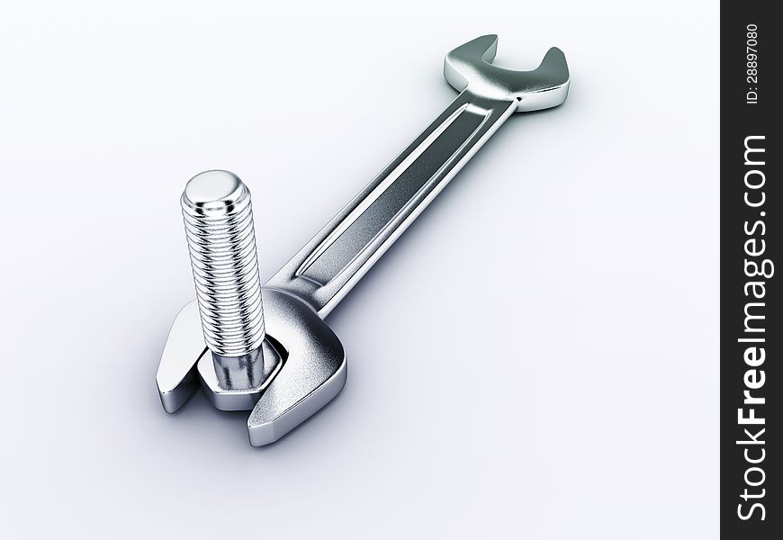 Key and screw