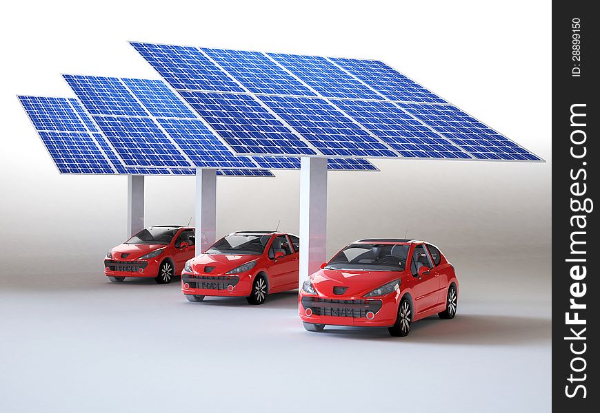 Solar panel for cars