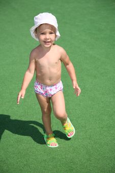Running Baby Stock Photography Running Baby Stock Photography