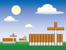 Cemetery Royalty Free Stock Photography Cemetery Royalty Free Stock Photography