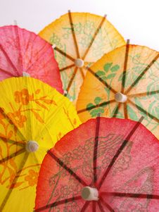 For Cocktail Umbrellas Royalty Free Stock Photography