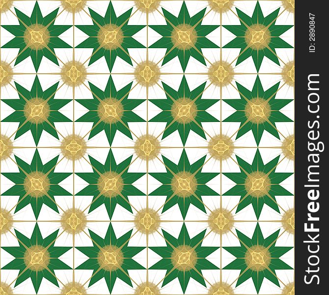 Green and Gold Holiday design for Seamless Pattern, Background or wallpaper