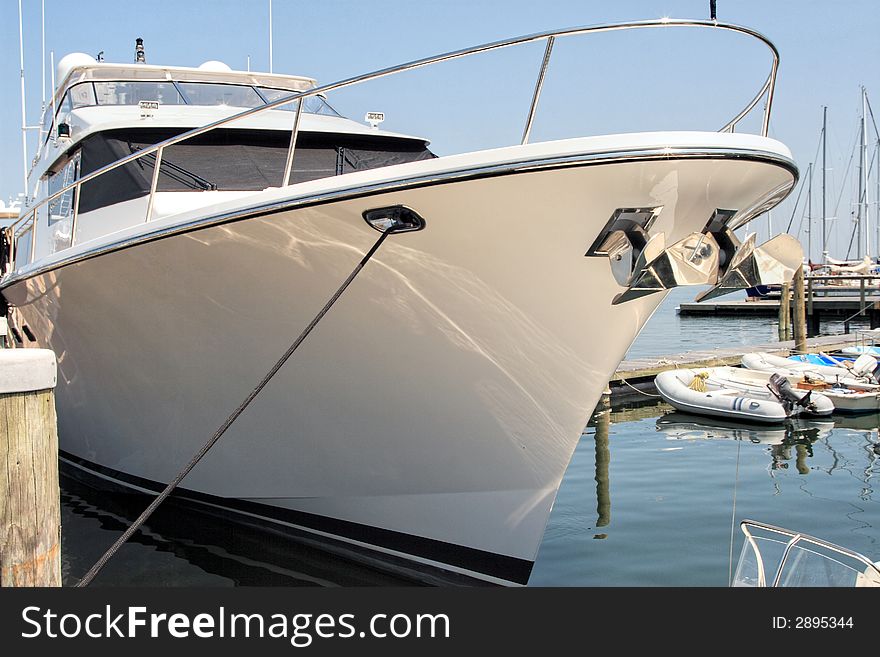 Docking for a stay in Sag Harbor, Long Island. Docking for a stay in Sag Harbor, Long Island