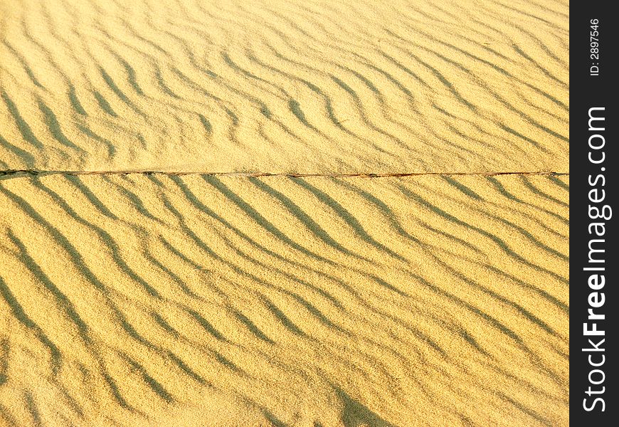 Sand dunes, the Lagoon , Lithuania
