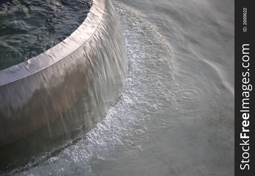 Crystal Clear Flowing Water Fountain