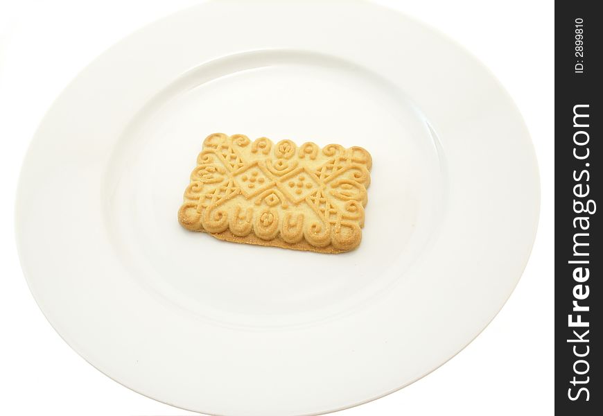 Biscuit On Plate
