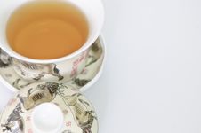 Cup Of Chinese Tea On White Background Royalty Free Stock Images Cup Of Chinese Tea On White Background Royalty Free Stock Images