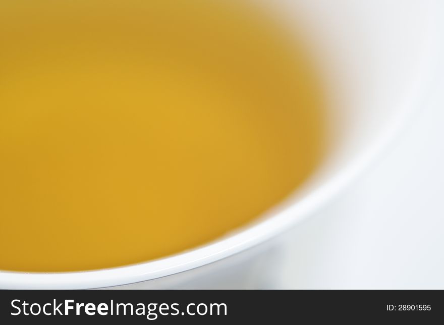 Cup Of Chinese Tea Isolated On White Background