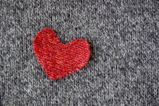 Fabric Heart Stock Images