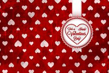 Happy Valentines Day Card Royalty Free Stock Photography Happy Valentines Day Card Royalty Free Stock Photography