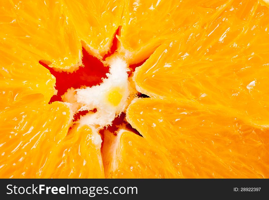 Cutting the orange close up background. Cutting the orange close up background