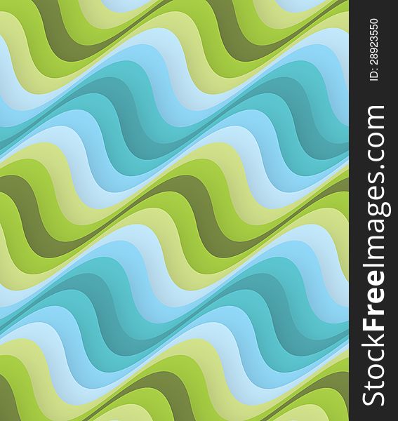 Vector seamless striped pattern