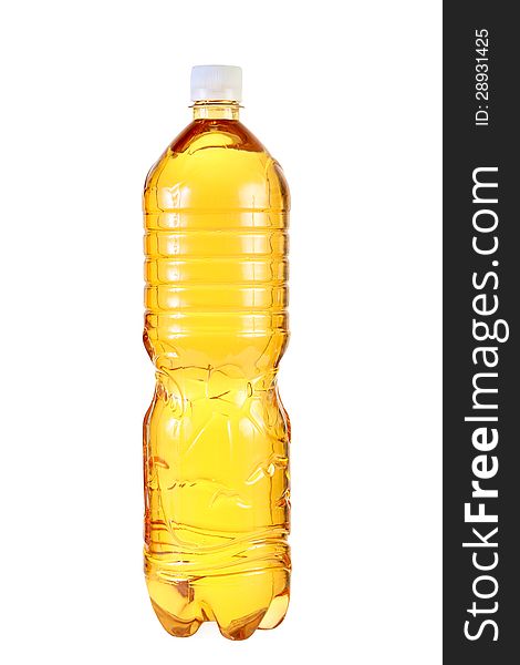 Plastic Bottle With  Drink.