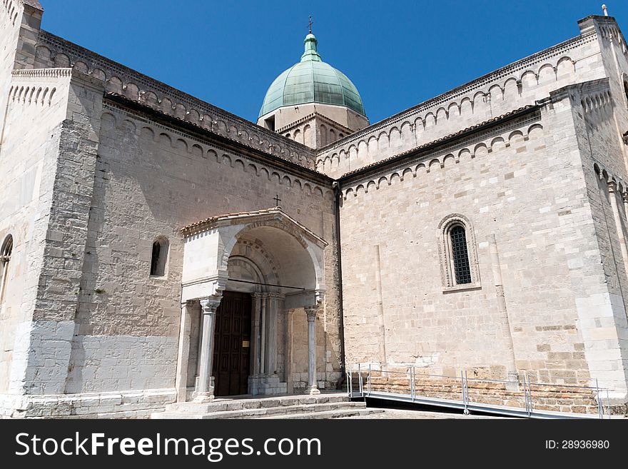 San Ciriaco church, dome of Ancona