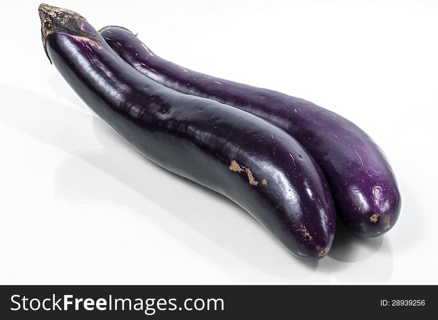 Chinese eggplant produce for super market display