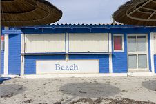 Beach Bar Closed Royalty Free Stock Photo Beach Bar Closed Royalty Free Stock Photo