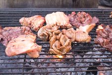 Pork Grilled Royalty Free Stock Photography Pork Grilled Royalty Free Stock Photography