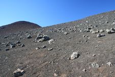 Haleakala Volcano Landscape Royalty Free Stock Photos Haleakala Volcano Landscape Royalty Free Stock Photos