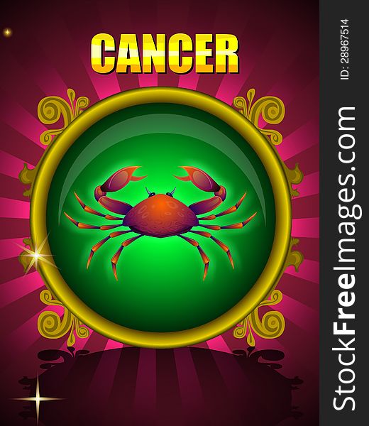 Cancer - the Zodiac sign for people born between June 22 to July 22