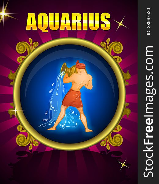 Aquarius - one of the Zodiac signs
