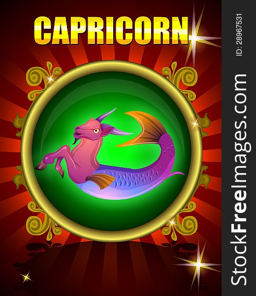 Capricorn - one of the zodiac signs between December 23 and January 20