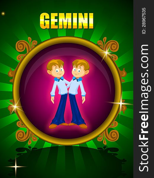 Gemini is one of the zodiac signs for people born between May 22 and June 21