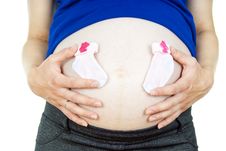 Big Belly Pregnant Girl Stock Photos Big Belly Pregnant Girl Stock Photos