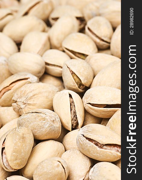 Background Of Many Ripe Pistachios