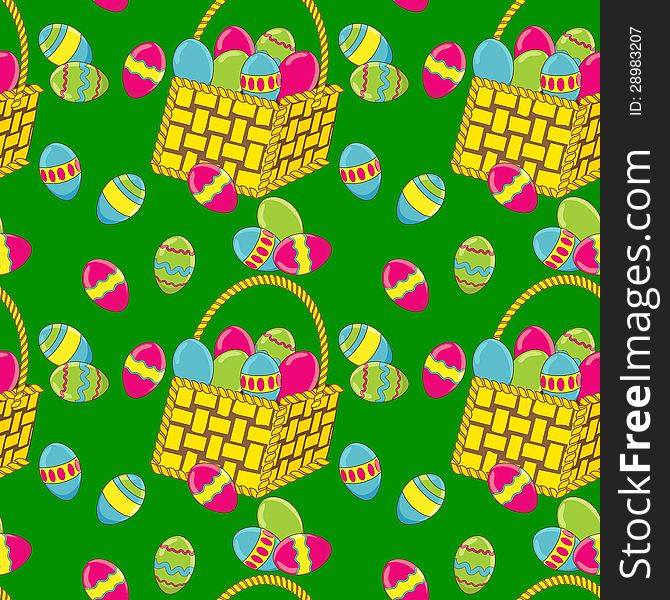 Easter vector seamless