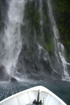 Cruise And Waterfall Stock Images Cruise And Waterfall Stock Images