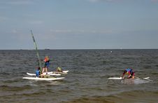 Windsurfing Lesson 2 Stock Photos Windsurfing Lesson 2 Stock Photos