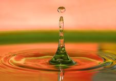 The Drop Stock Image The Drop Stock Image