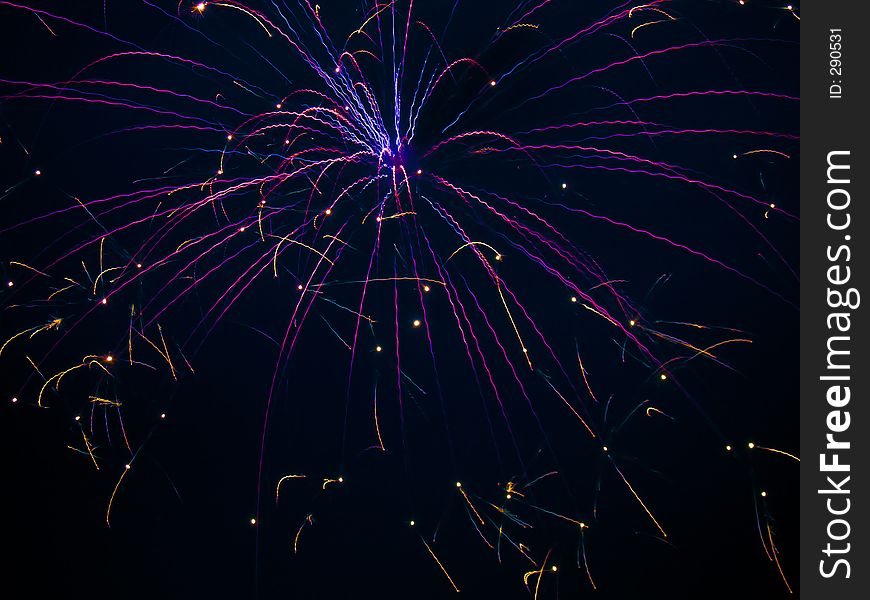 Fireworks at Party Celebration. Fireworks at Party Celebration