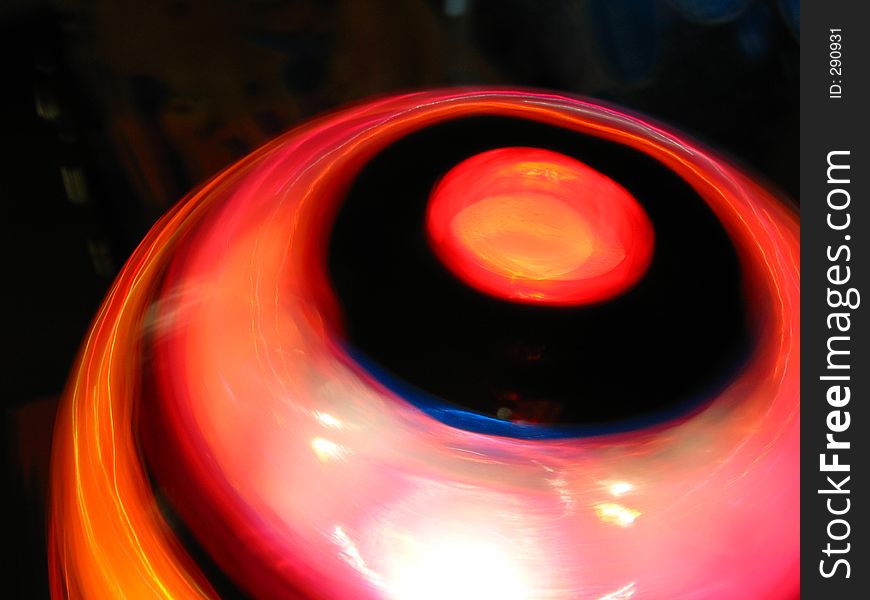 Spinning disco ball. Spinning disco ball