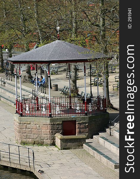 Band Stand on the River Dee at Chester