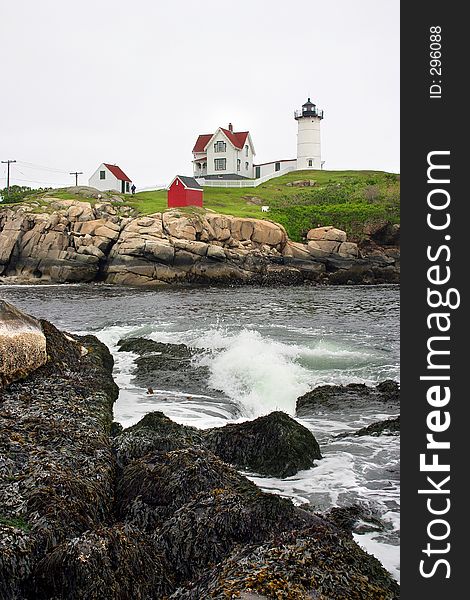 The Cape Neddick Nubble is a small, rocky island a short distance off the eastern point of Cape Neddick near the entrance to the York River. In 1602 explorer Bartholomew Gosnold met with local Indians on the island and dubbed it Savage Rock. The Cape Neddick Nubble is a small, rocky island a short distance off the eastern point of Cape Neddick near the entrance to the York River. In 1602 explorer Bartholomew Gosnold met with local Indians on the island and dubbed it Savage Rock.