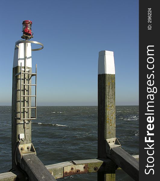 Poles in the harbour