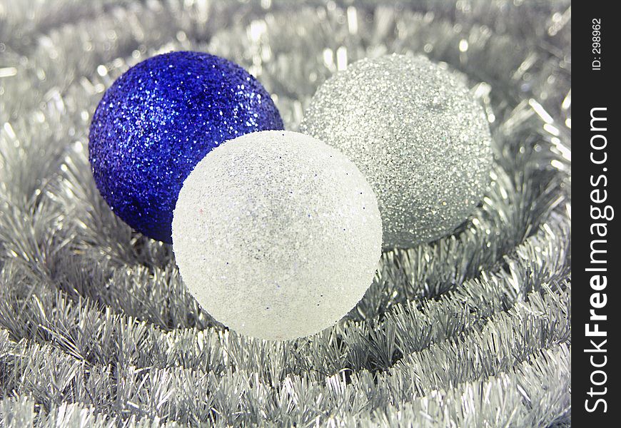 Three Glittering Balls