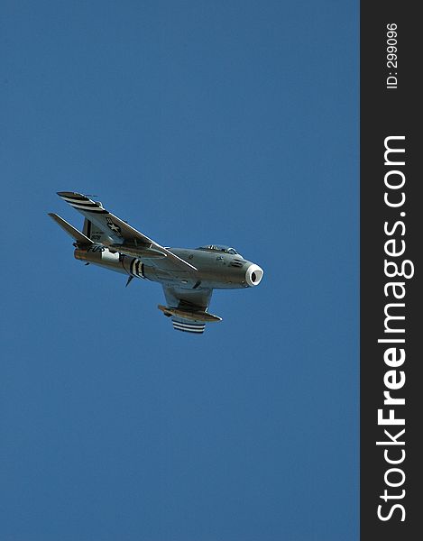Fly by of the F-86 Sabre